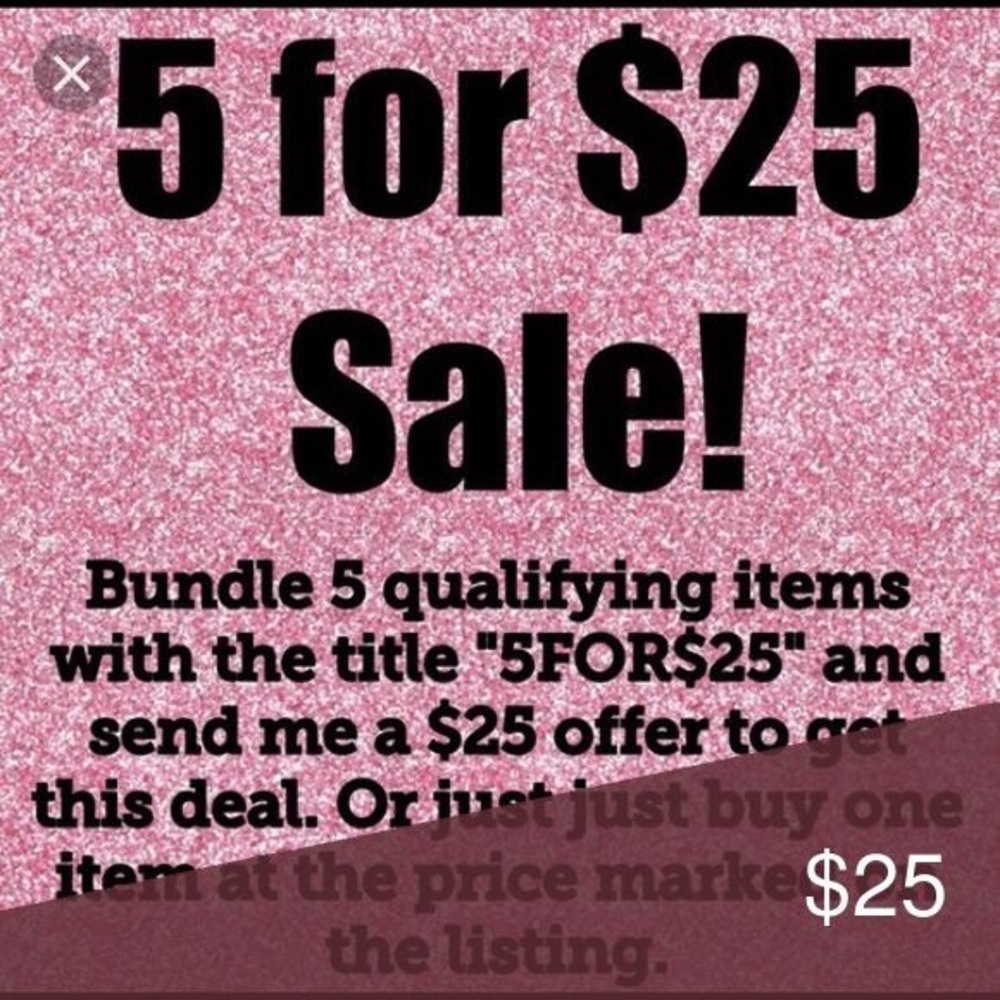 Bundle any 5 items marked 10 or below